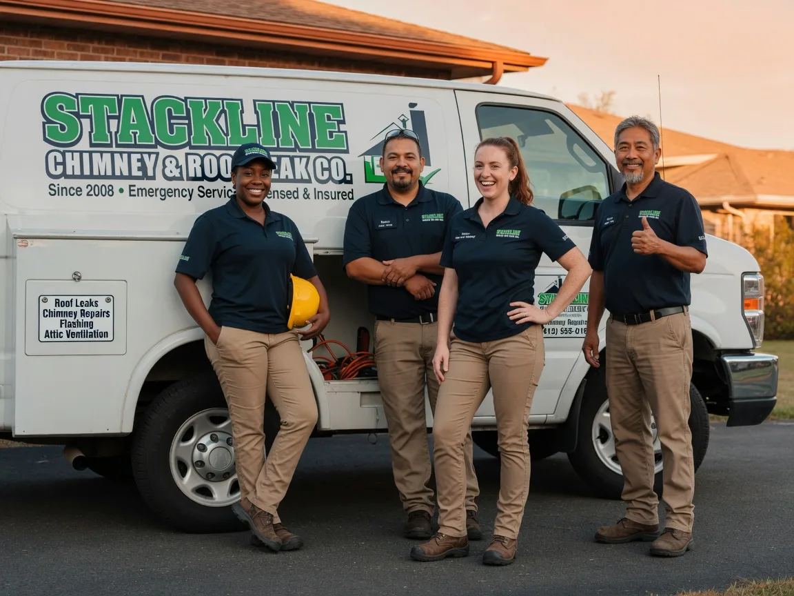 Chimney flashing repair company in Blue Springs, MS